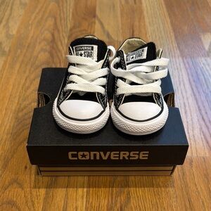 Converse Black and White Chuck Taylor Sneakers